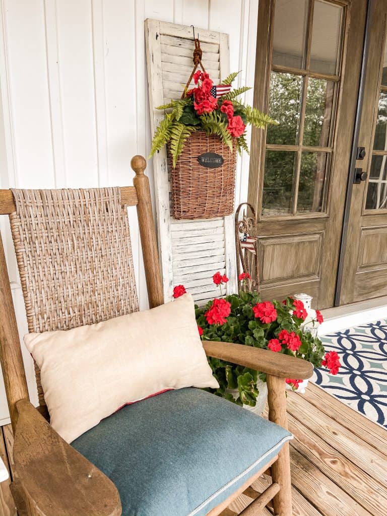 Check out the ways to keep your summertime porch looking fresh all season long.  