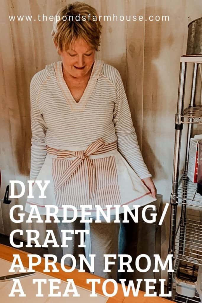 budget-friendly DIY garden and craft apron easy tutorial