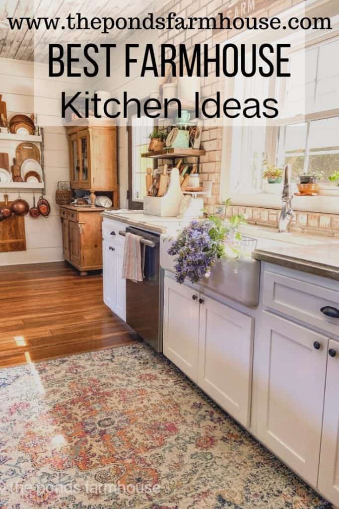 Best Farmhouse Kitchen Ideas at The Ponds Farmhouse - Industrial Farmhouse Style & Modern Farmhouse Style