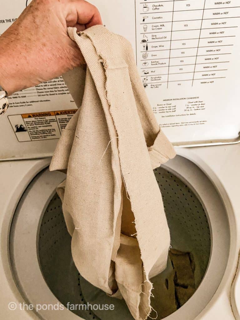 Wash drop cloth fabric