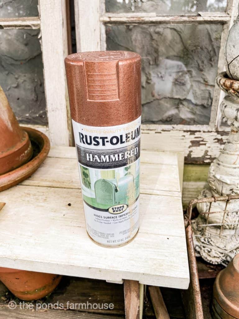 use Rust-0leum spray paint 
