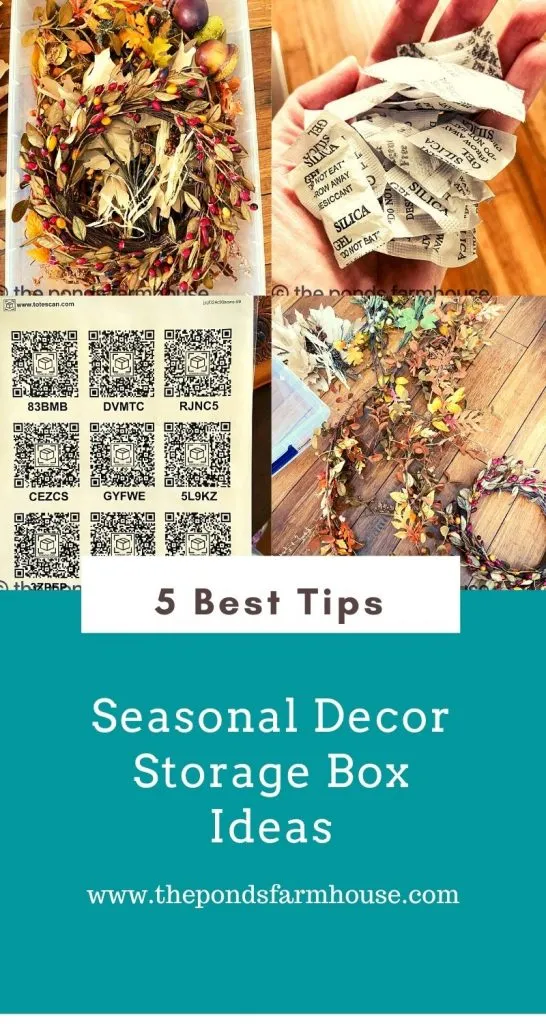 5 Best Tips for storing seasonal decor.