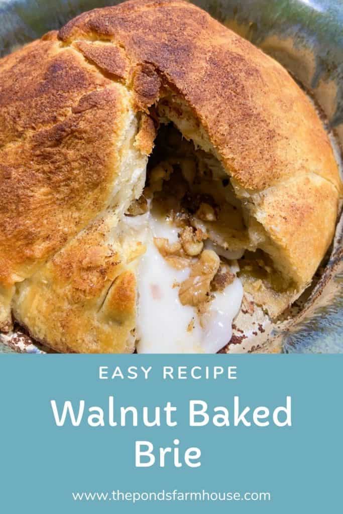 Easy Walnut Baked Brie Recipe and Full Christmas Dinner Menu and Recipes