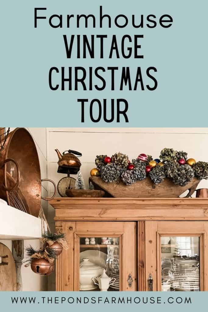 Vintage Farmhouse Style Christmas Decor Tour