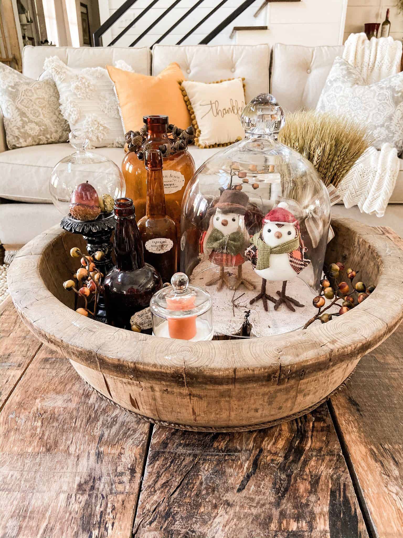 How to Decorate with Glass Cloches