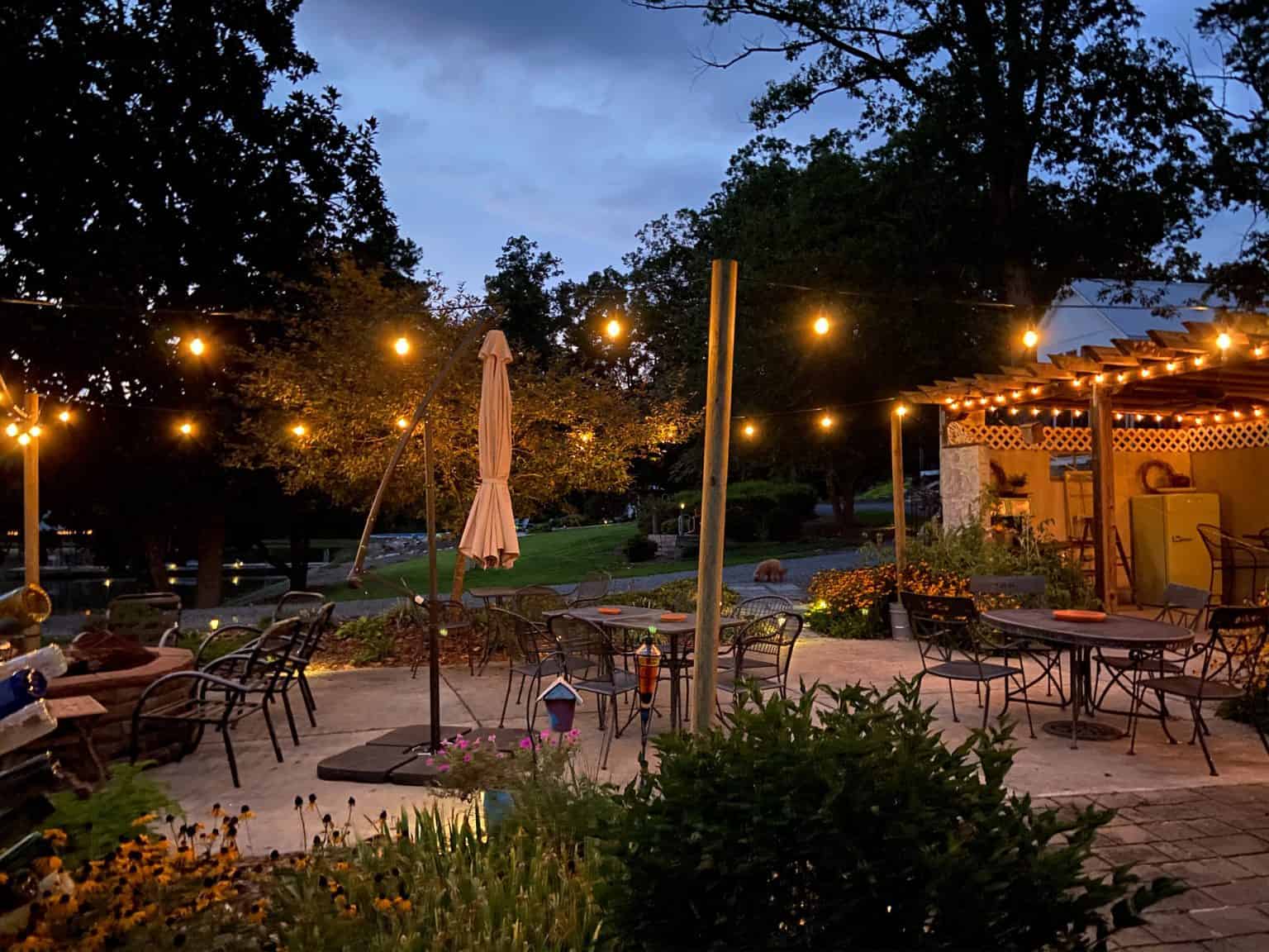 Mobile String Light Posts DIY Portable String Light Posts - The Ponds Farmhouse