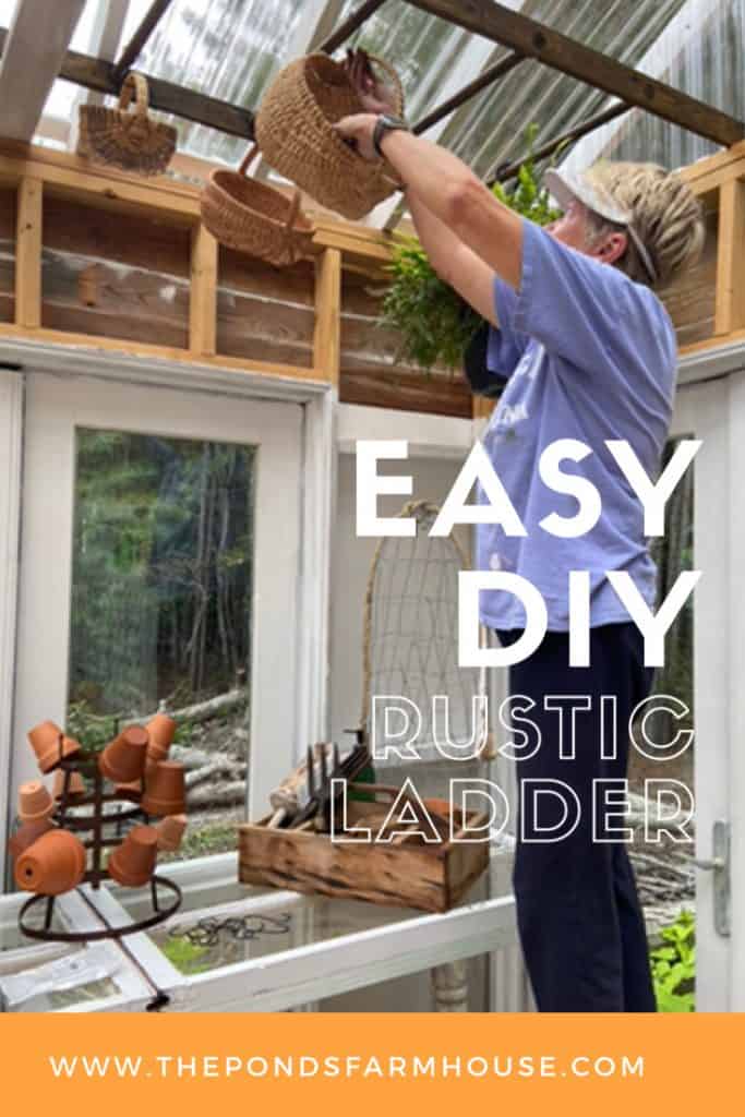 Easy Rustic Ladder Tutorial