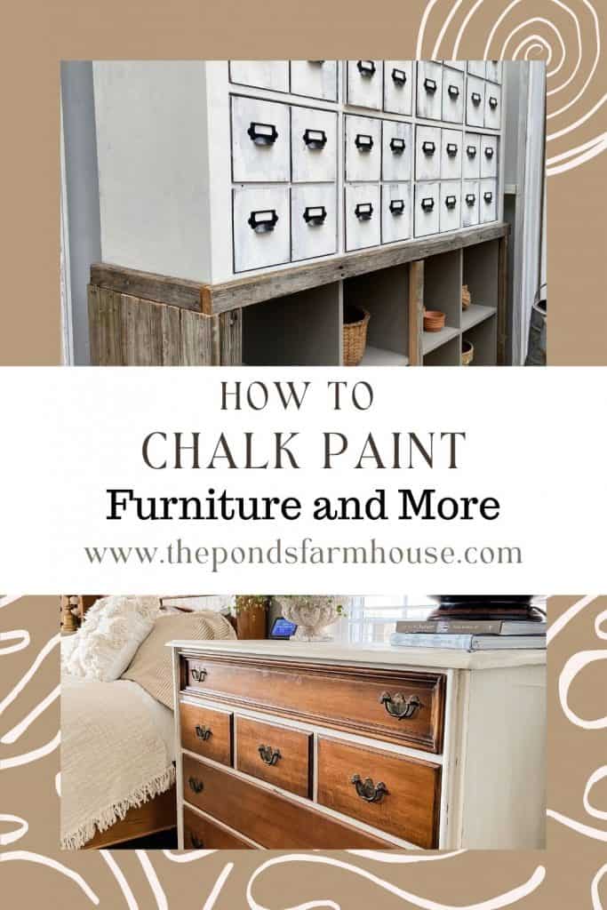 Furniture Refresh With Chalk Paint - White Lilac Farmhouse