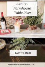 DIY Farmhouse Table Riser: Budget-friendly & Easy To Build Guide