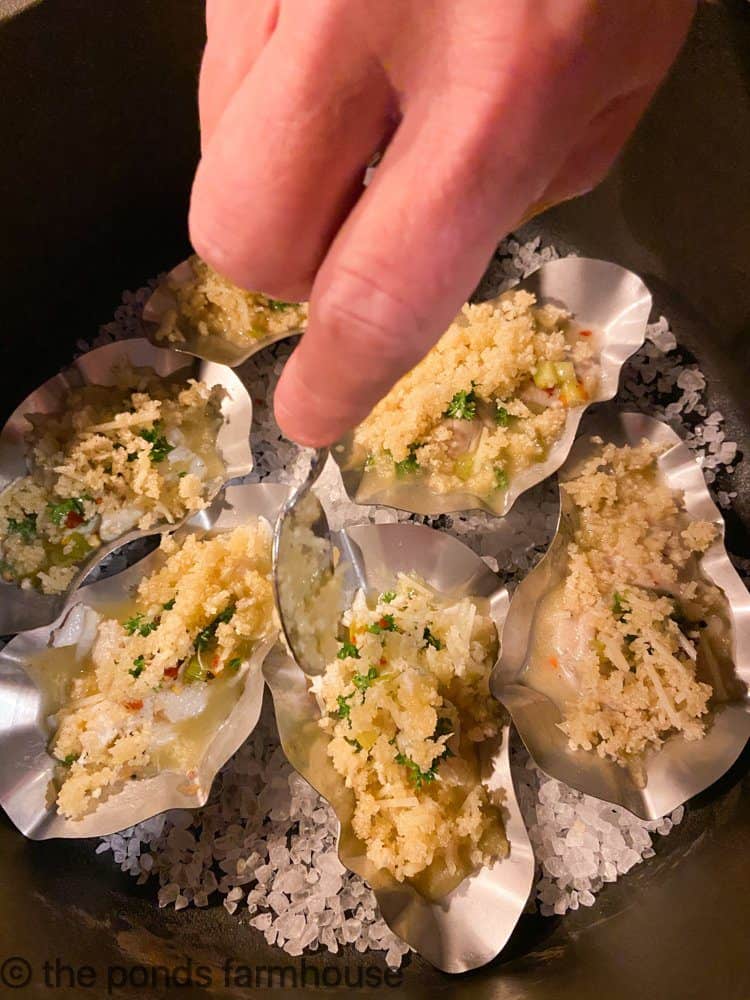 Another oyster recipe that your guests will race to get their hands on is this Oven Oyster Roast Recipe