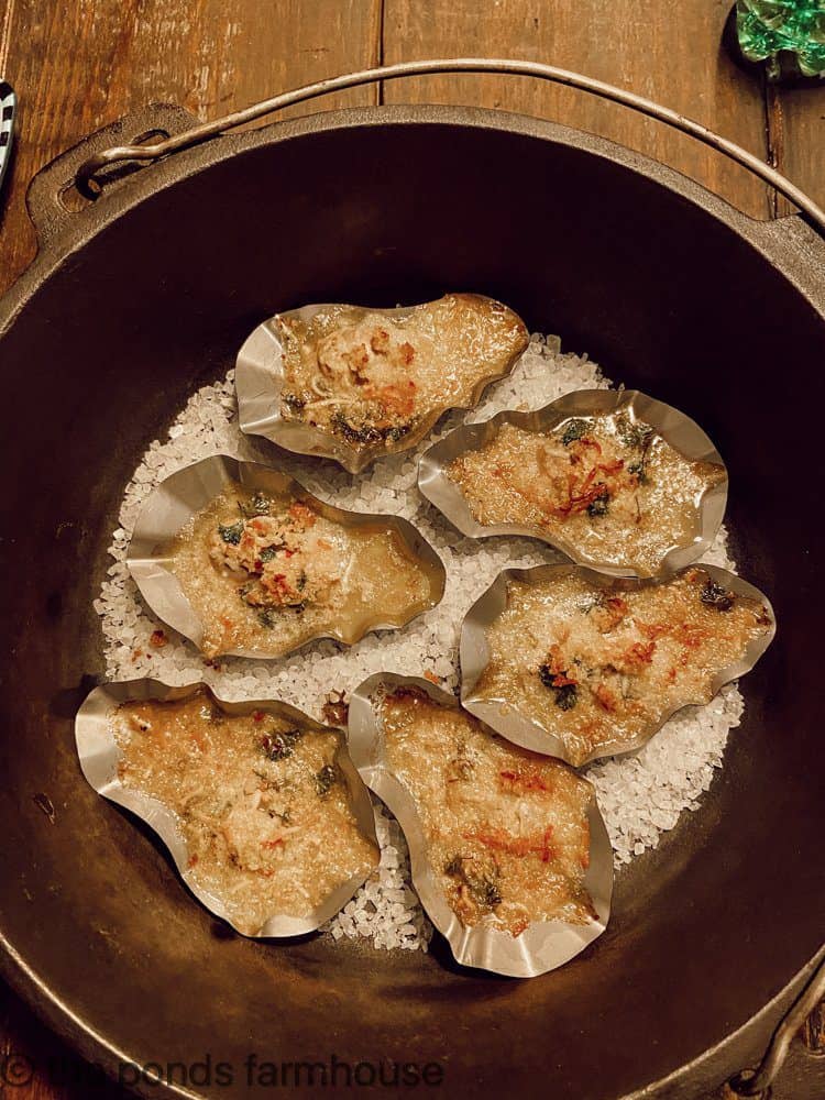 Easy DIY oven Oyster Roast. Appetizer oyster recipe.