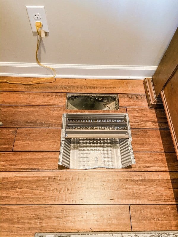 How To make a vent extender for furniture for cheap with The Dollar Tree Supplies.