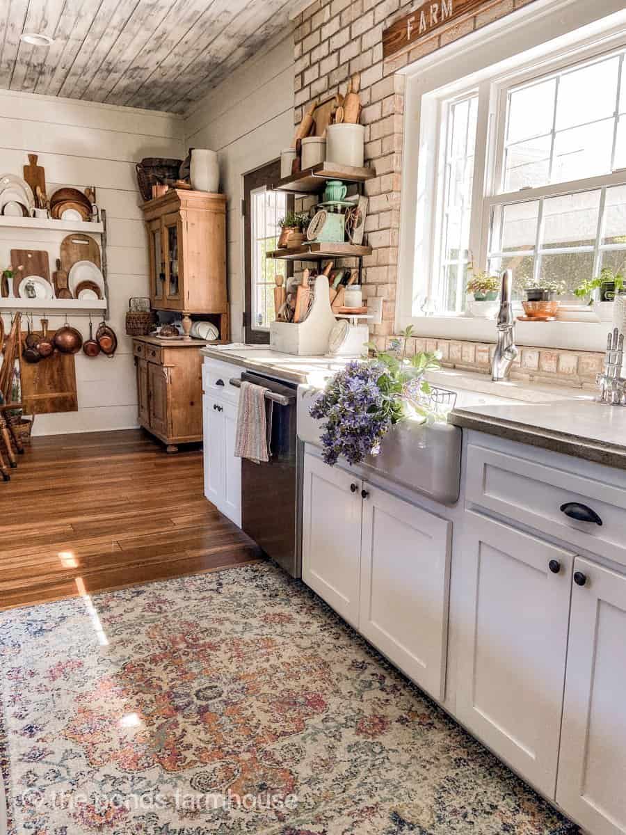 If I had to stir it it's homemade, farmhouse kitchen wood signs.