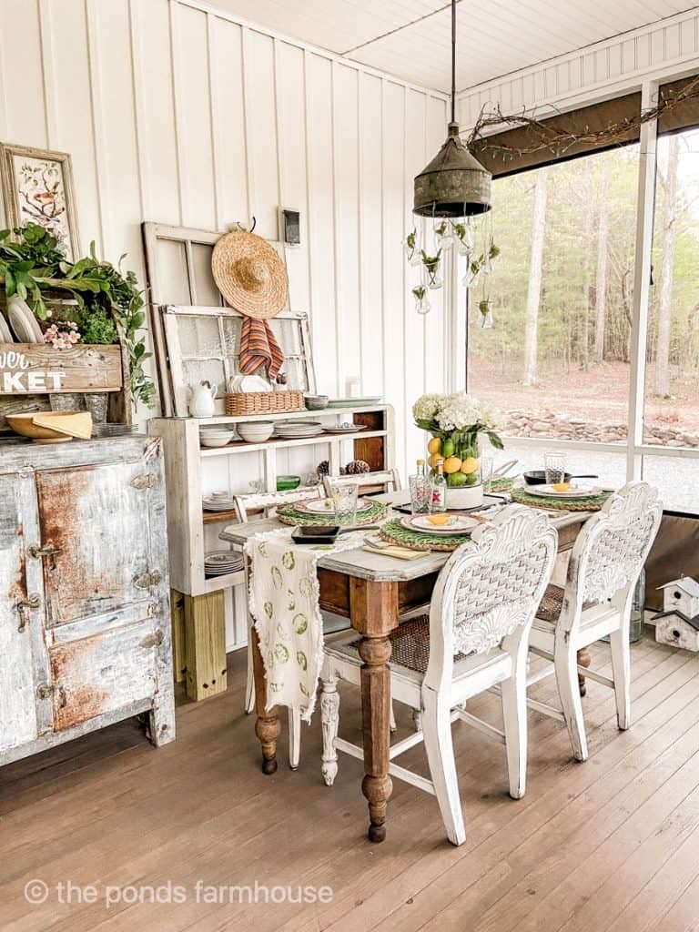 Cinco de Mayo table setting with DIY & thrift Store finds