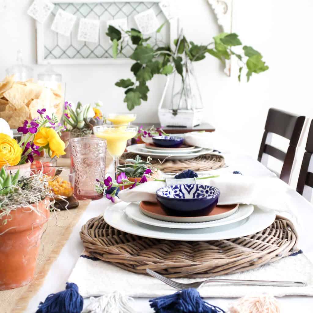 Festive Cinco de Mayo Table Setting