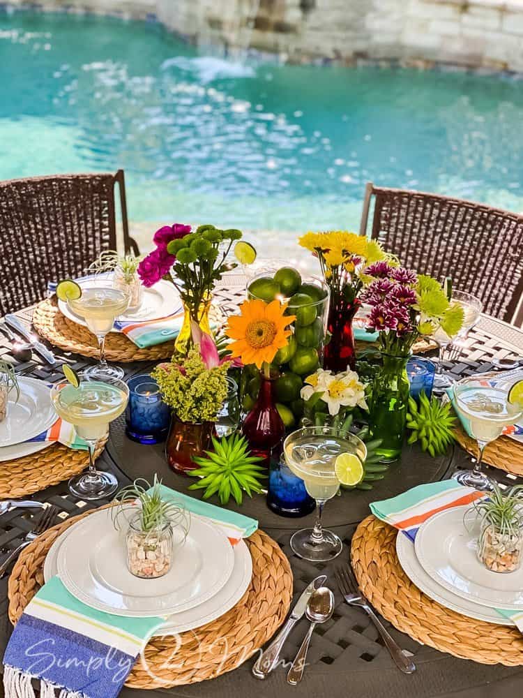 Cinco de Mayo Table Setting for Supper Club