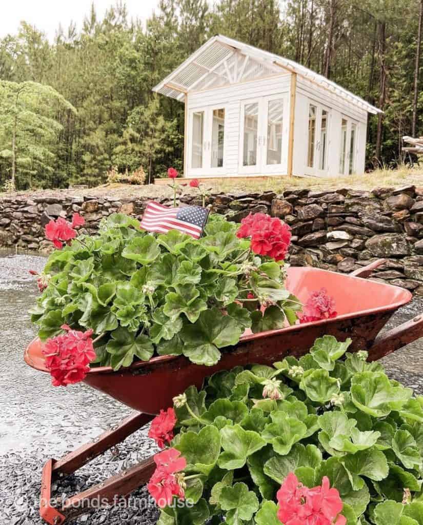 DIY Greenhouse She Shed 