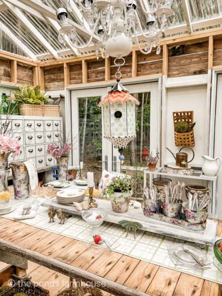 Mackenzie Childs table for Garden-Party