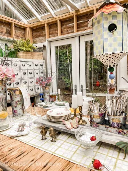 Mackenzie Childs table for Garden-Party
