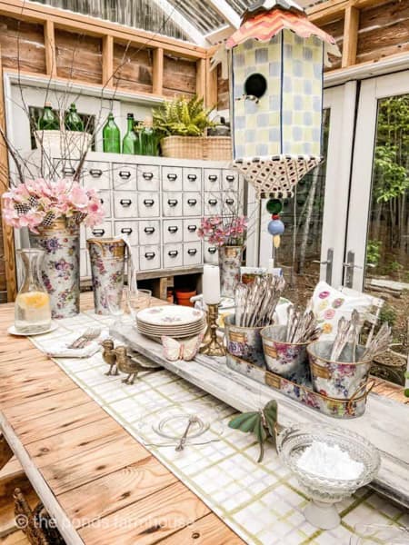 Mackenzie Childs table for Garden-Party