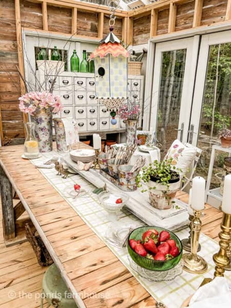 Mackenzie Childs table for Garden-Party