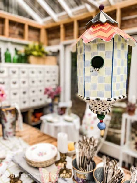 Mackenzie child Bird House for Garden-Party-Table-Setting-