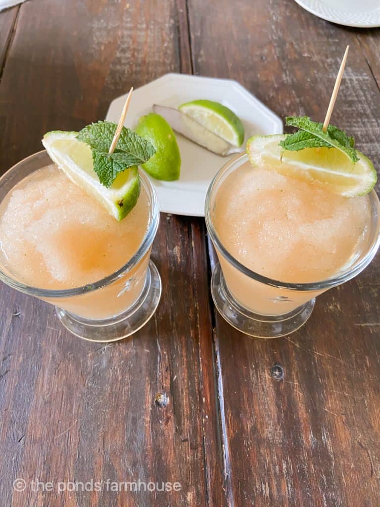 Frozen Peach Mojito Recipe