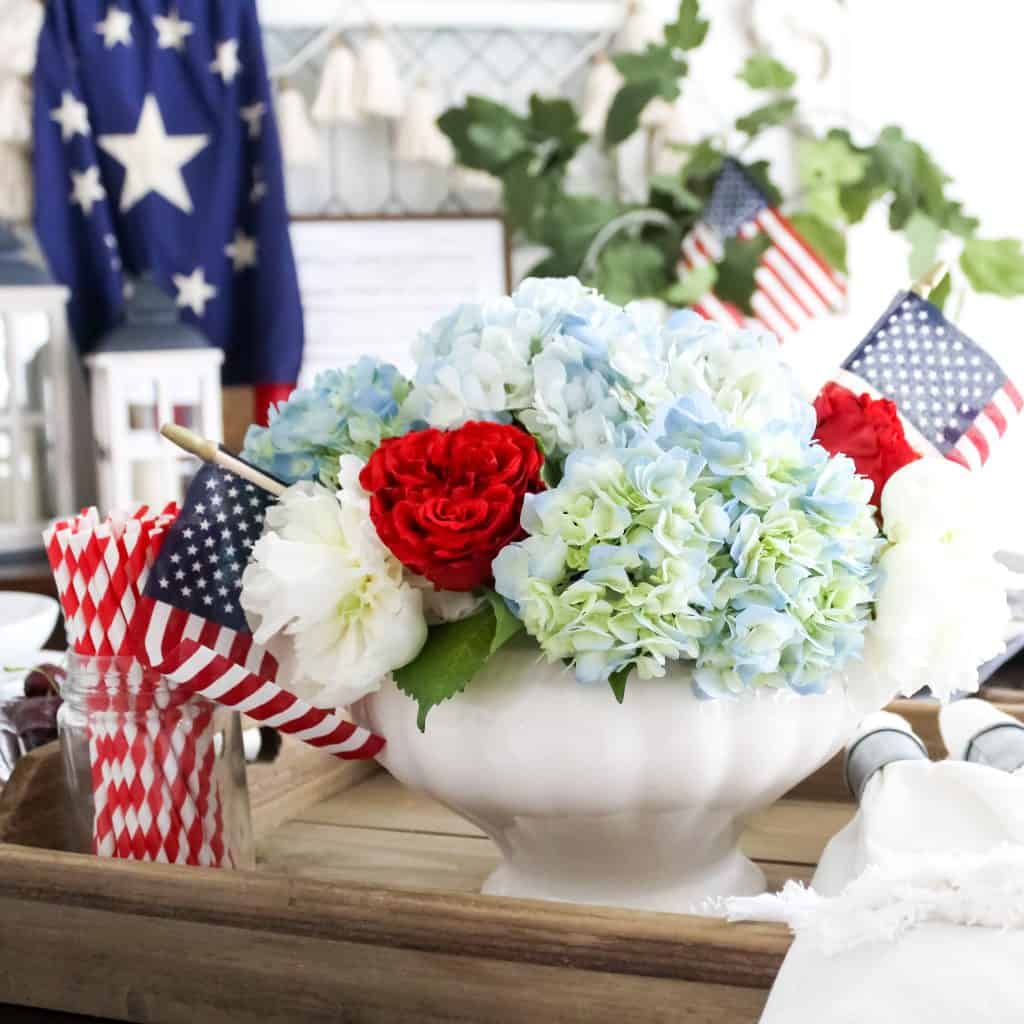 Jen's 4th of July Table Setting