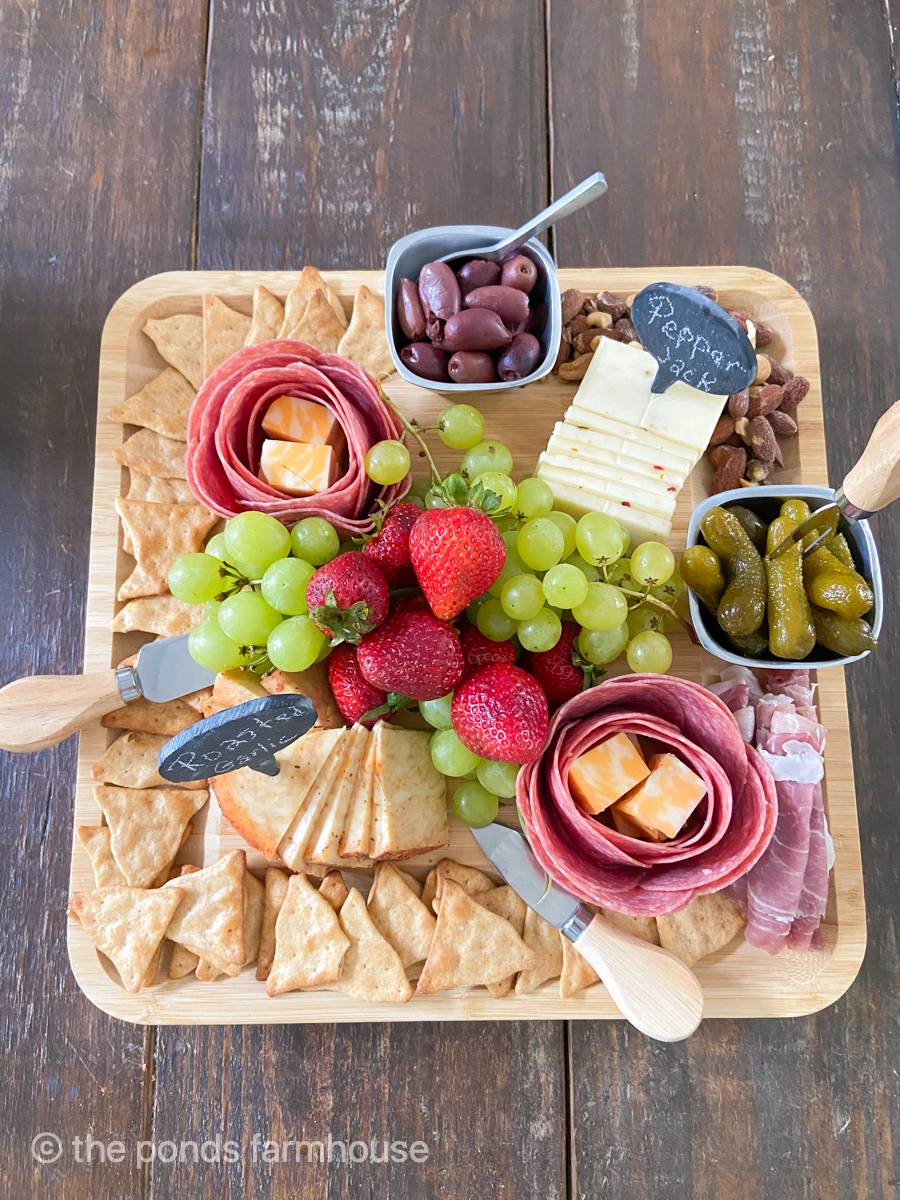 Best Ideas for a Creative Charcuterie Board great for best game day recipes