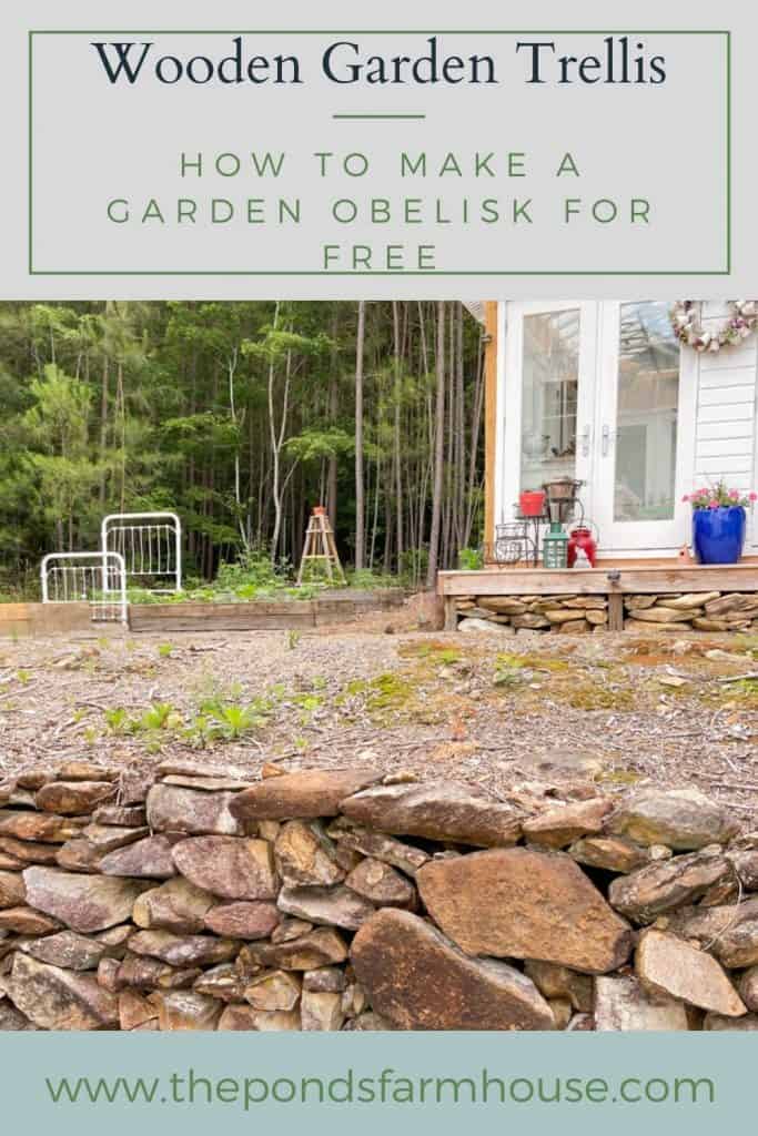 How to Build a Obelisk from reclaimed porch lumber for Free.