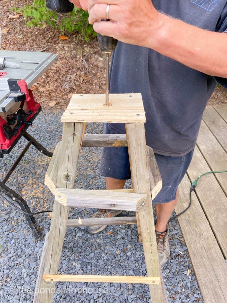 Attach a top to the garden obelisk for a light.