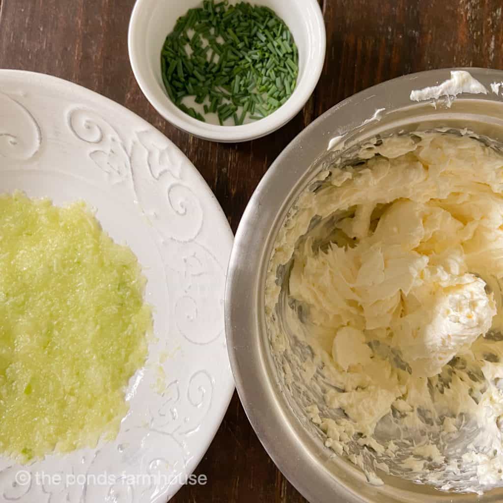 Mix all ingredients to make a fresh cucumber dip recipe