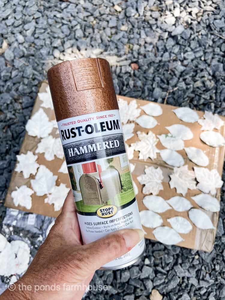Rust-oleum Copper Paint for Fall Craft Project