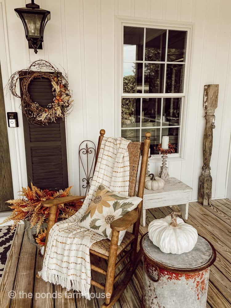 Best Ideas for Decorating a Porch for Fall - The Ponds Farmhouse