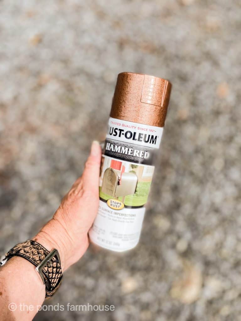 Rust-oleum paint for DIY project.