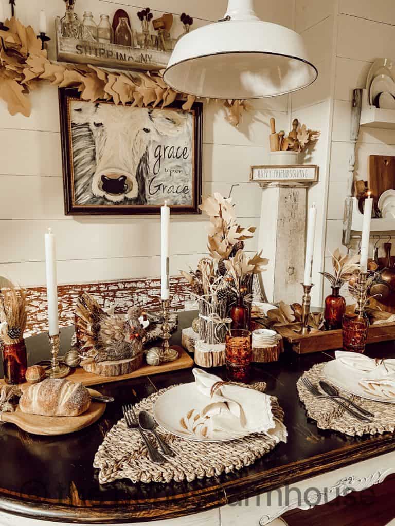 Creative Thanksgiving Table Setting Ideas.  