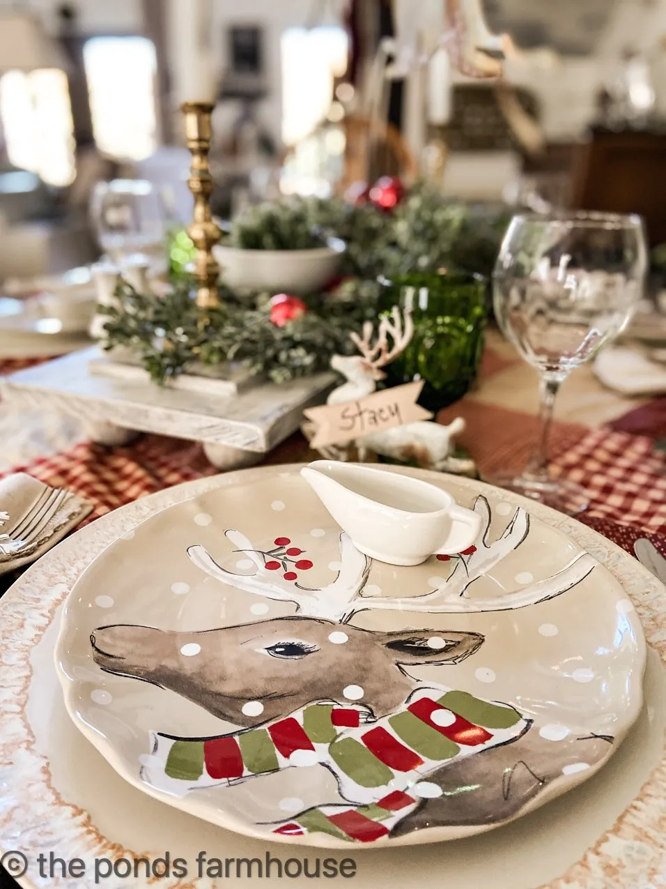 Reindeer Table Setting from Casafina