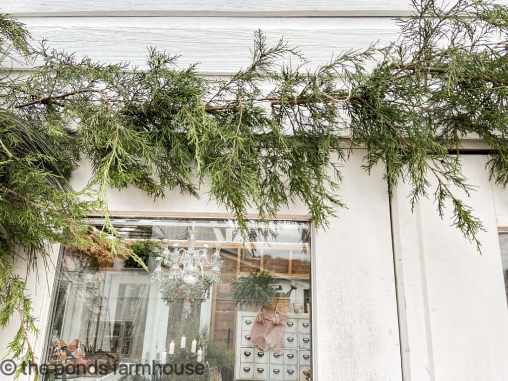 How to Make fresh cedar garland that lasts.