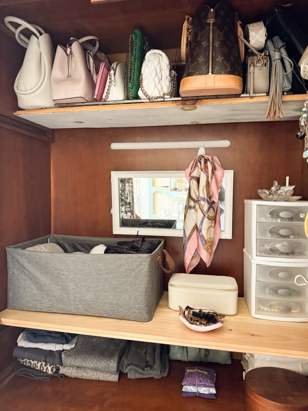 Lingerie & Jewelry Cabinet with mirror