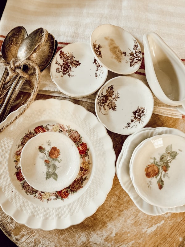 Look for vintage tableware in Thrift Stores this year.