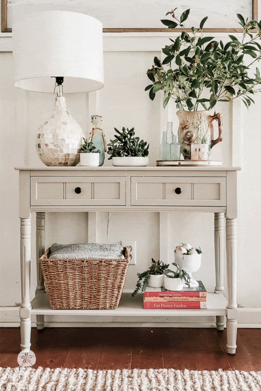 Entry Table Inspiration for Pinterest Challenge