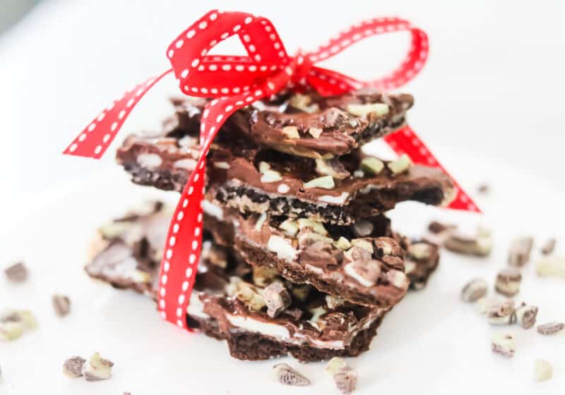 Mint Bark Recipe - cottage on bunker hill