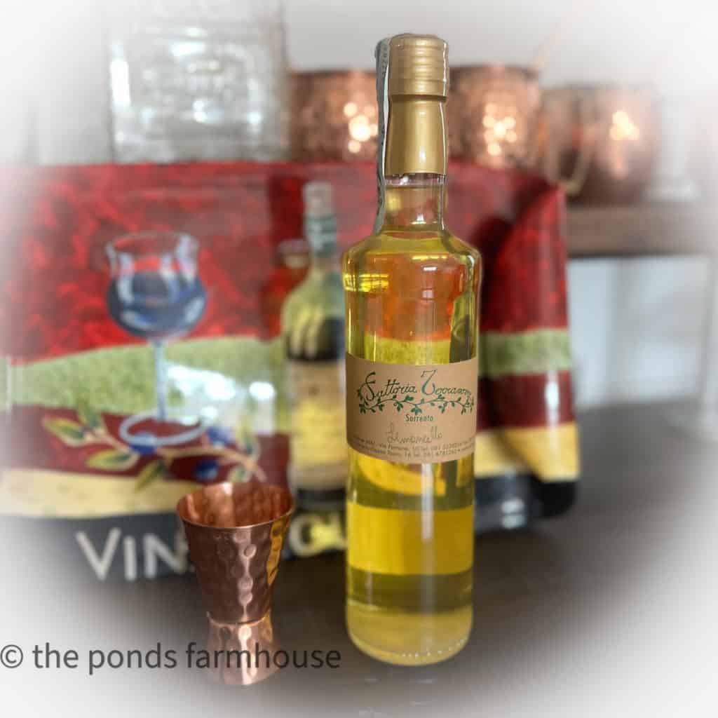 Limoncello from Italy