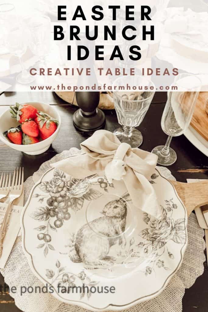 Decorating A Table for Easter Ideas - Creative Table Decorating for Spring.  