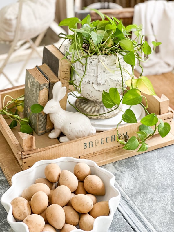 Robyn's French Nest coffie table vignette.