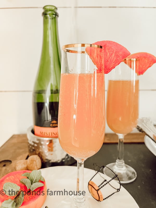 Grapefruit Mimosa Recipe