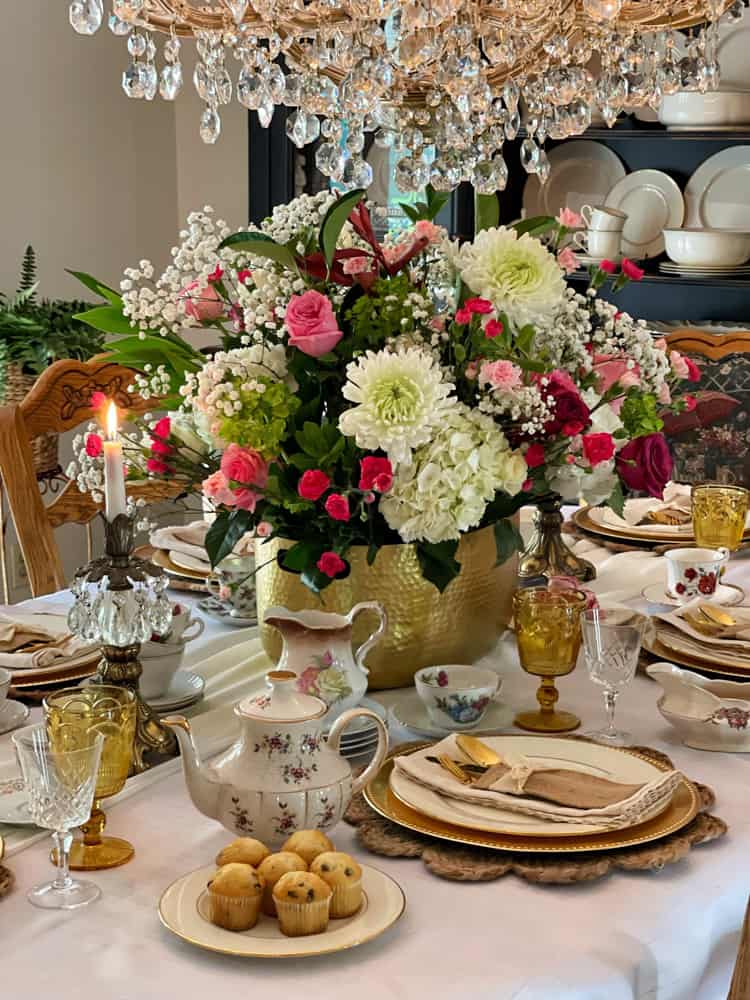 Tea Party Idea for spring table setup ideas