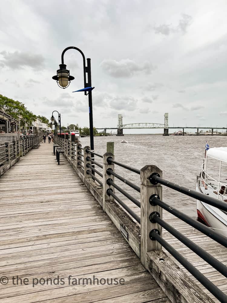 River walk in Wilmington NC.