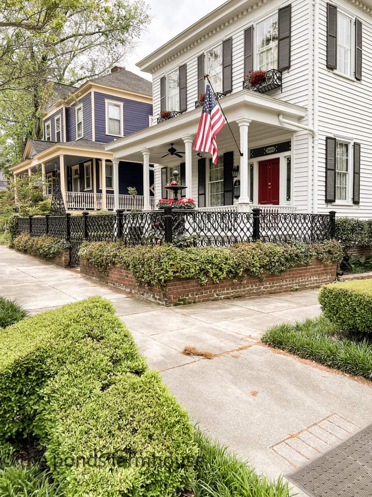 Historic homes in Wilmington NC.