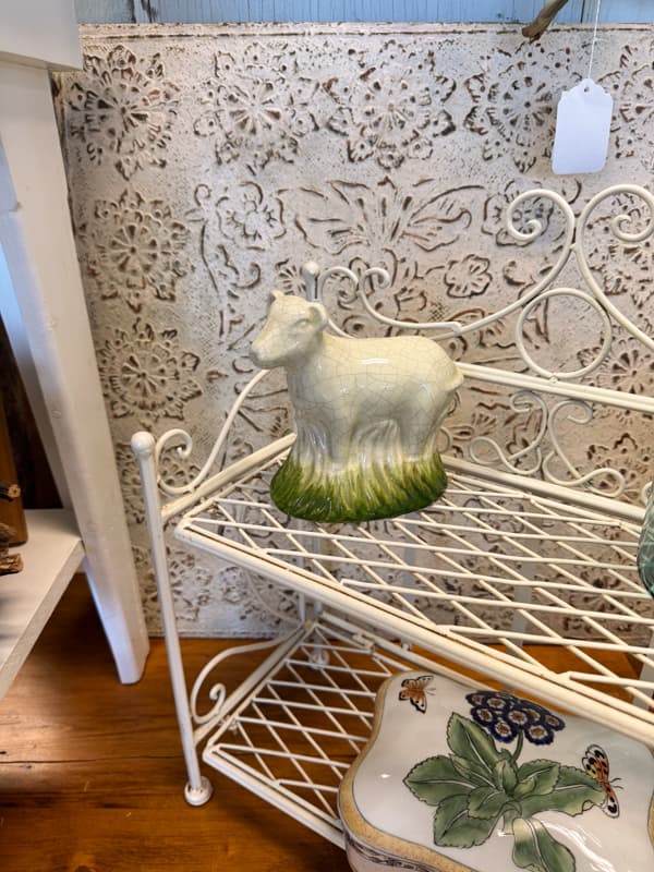 lamb figurine at Primrose Cottage Thrifting in Wilmington, NC